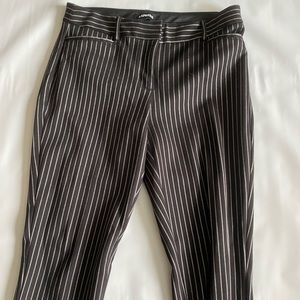 Express Boot Cut Pinstripe Dress Pants